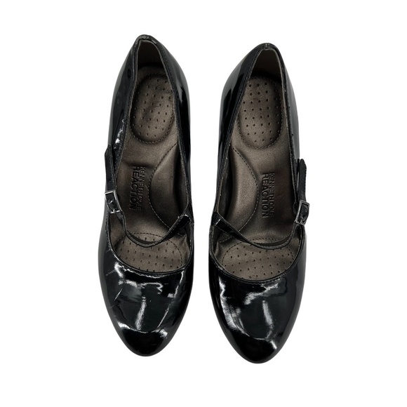 Kenneth Cole Black Patent Dance Team Mary Janes Size 7 Women’s - Picture 3 of 10